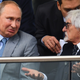 A photo of Vladimir Putin and Bernie Ecclestone at the Russian Grand Prix.